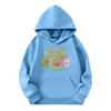 Child Fashion Lightweight Long Sleeve Pullover With Pockets  Print Hoodie
