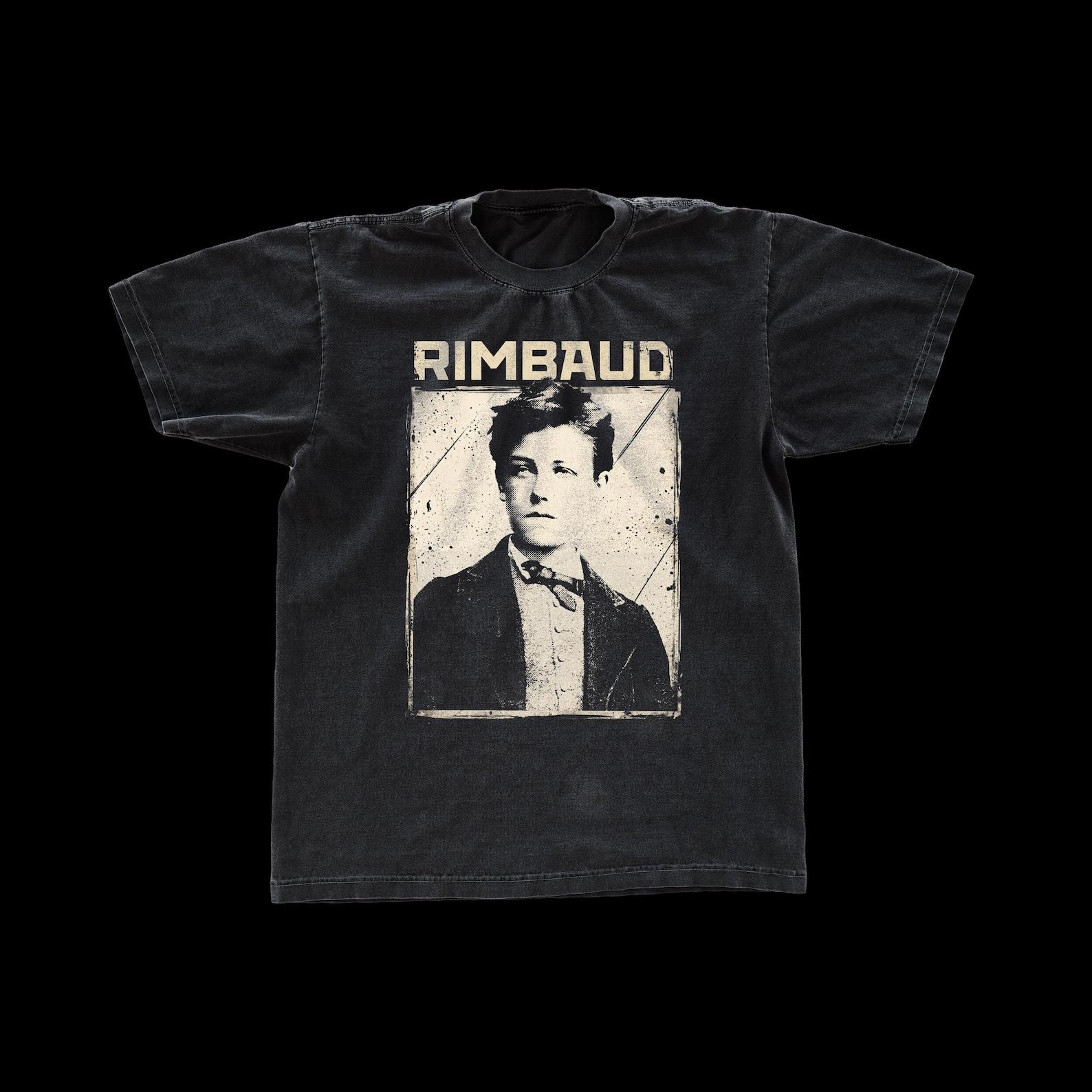 Arthur Rimbaud Shirt, French Poet Tee, Symbolist Poetry Graphic T shirt, Literary Goth Aesthetic XL