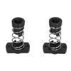 2 Set Antibacklash Spring Nut Eliminate Gap POM for 3D Printer T8 Threaded Rod 8mm  Black