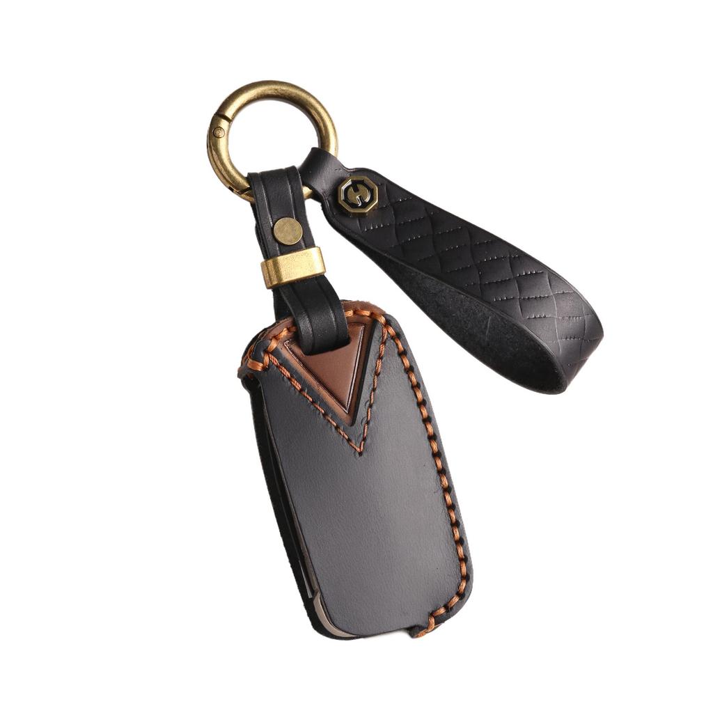 Skladací kľúč Changan Ručne vyrobený ochranný kryt z hovädzej kože