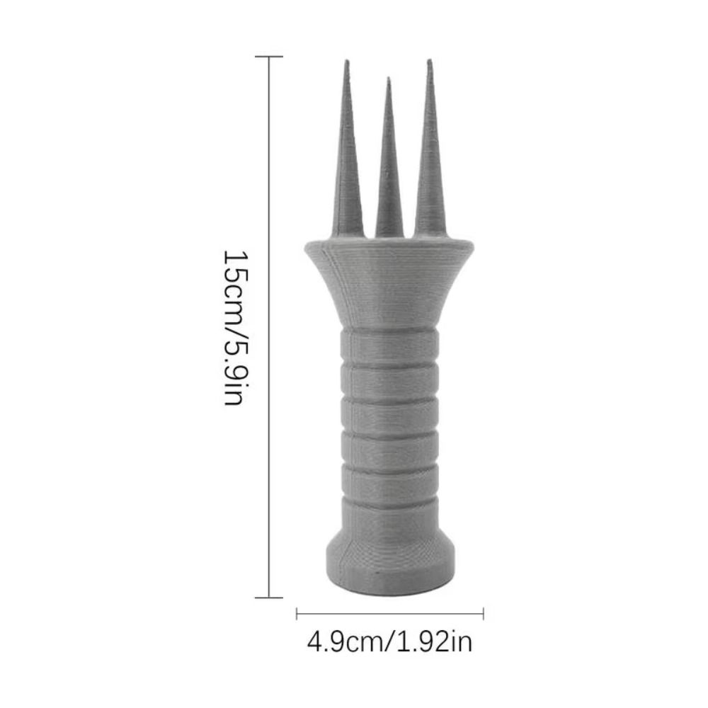 Storage Hole Weeding Tool Ergonomic Grip Cultivator Digging Fork Manual Aerator  Plant Care