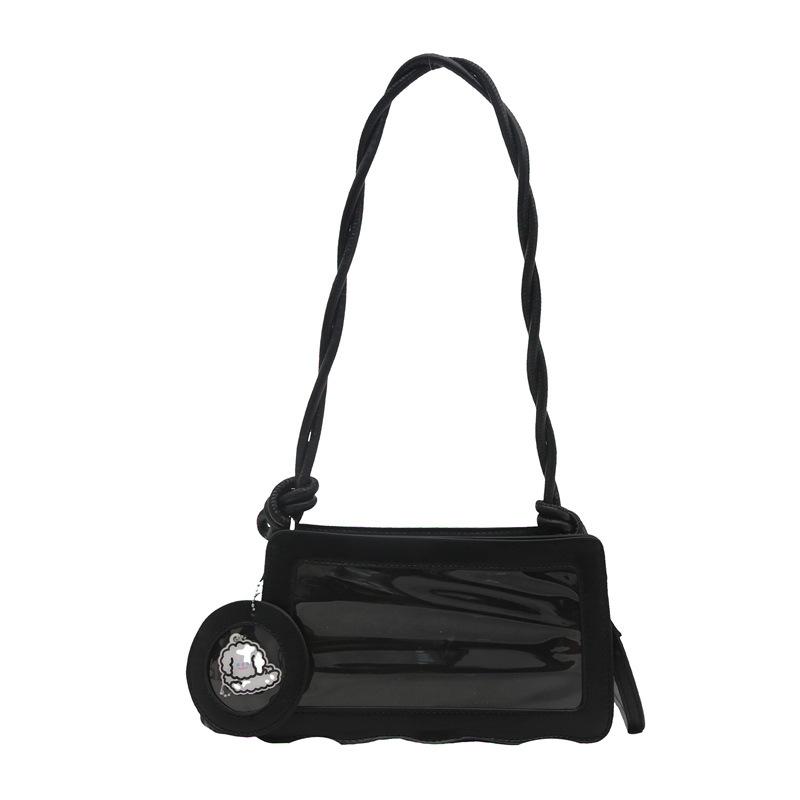 Small camera, small pain bag, crossbody shoulder bag, transparent two-dimensional small food allowance, daily commute, bar bag, casual backpack.