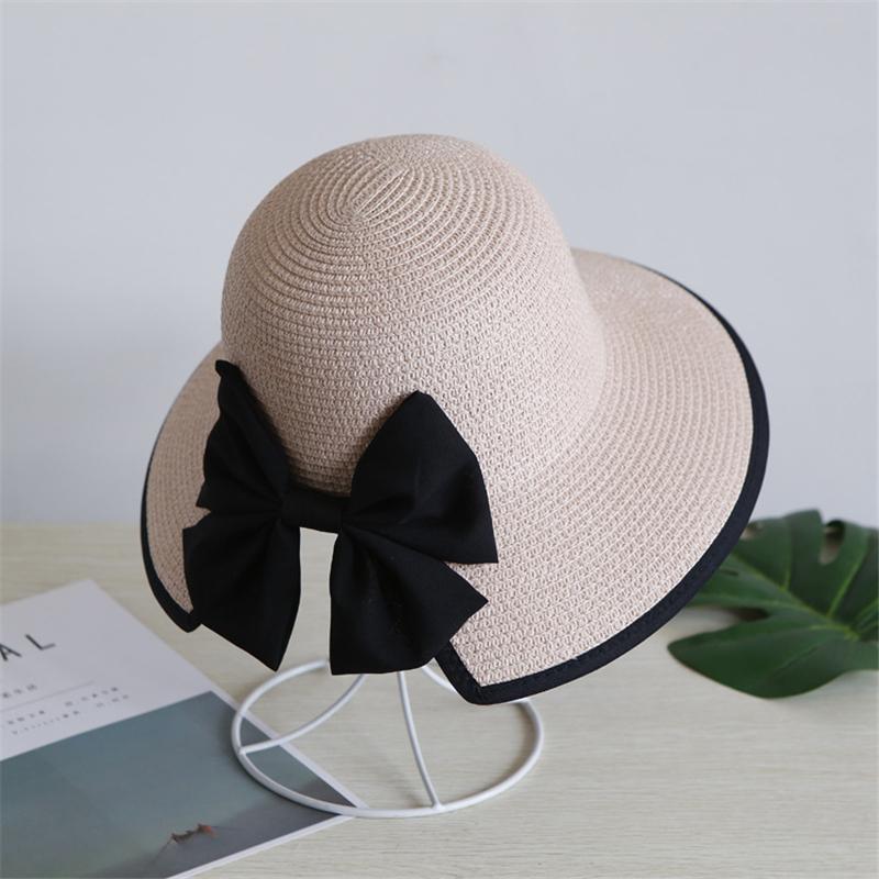 Fashion Sun Hat Big Wide Brim Beach Hat Handmade Straw Cap Girls Sun Hat Summer Hats Women Chapeu