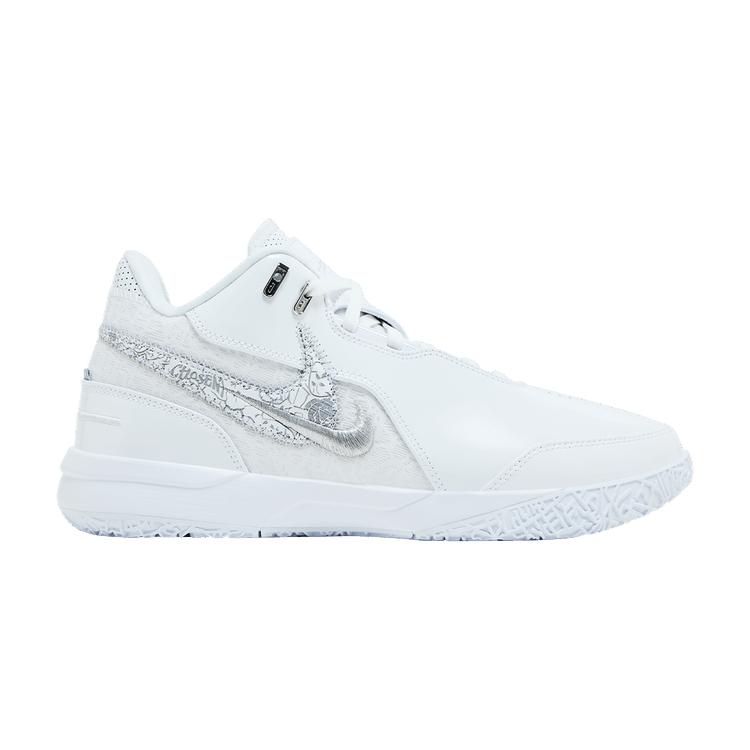 Nike Zoom LeBron NXXT Gen AMPD EP White Metallic Silver 40.5