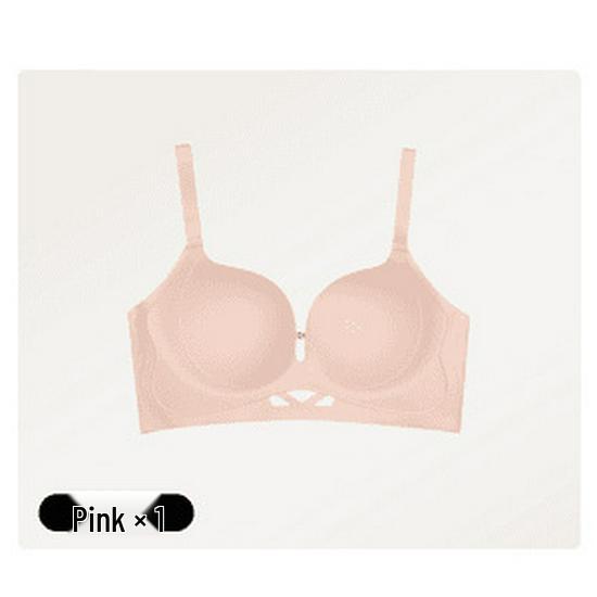 

OEING Seamless Skin-Tone Underwear: Original Small Chest Gather, Nude Feel, Adjustable Fit for Women M