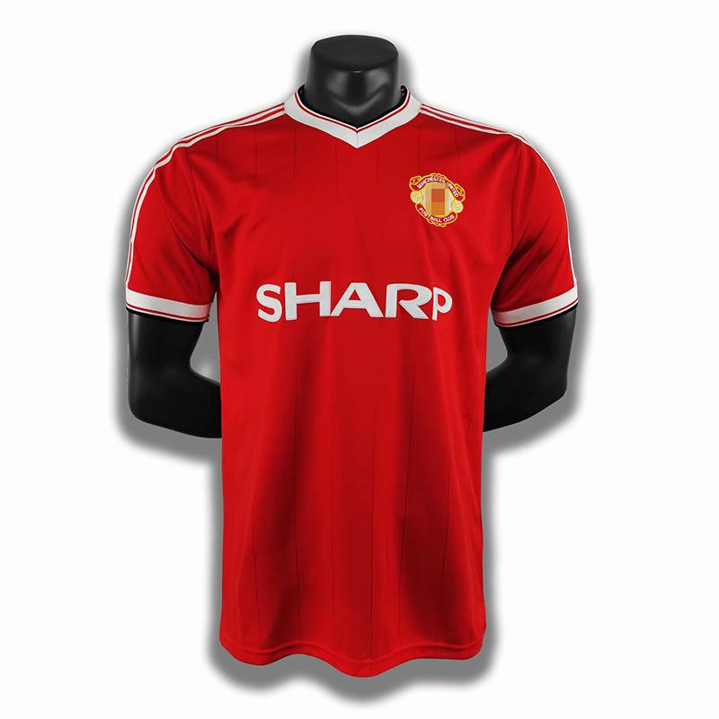 Red Devils 0406 Manchester United Premier League Jersey No. 7 C Ronaldo Long Short Sleeve  Rooney 08-09 Champions League Edition Manchester United