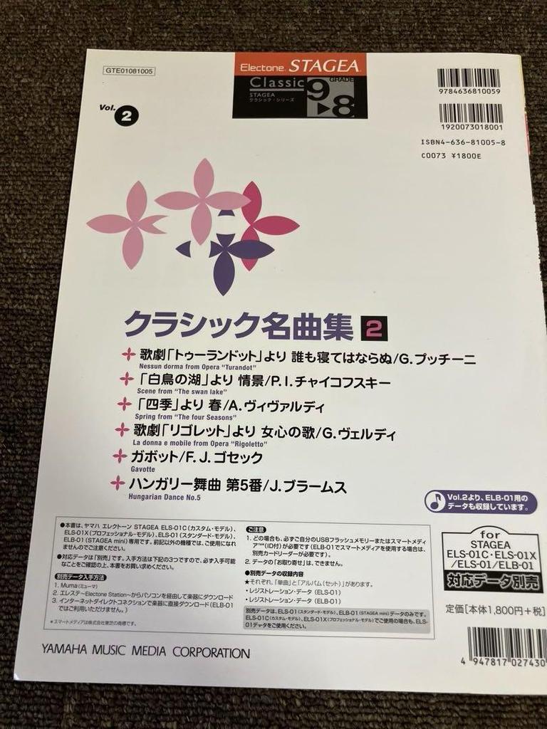 [USED] Electone sheet music for grades 9 to 8, 5 books, Studio Ghibli collection, etc.