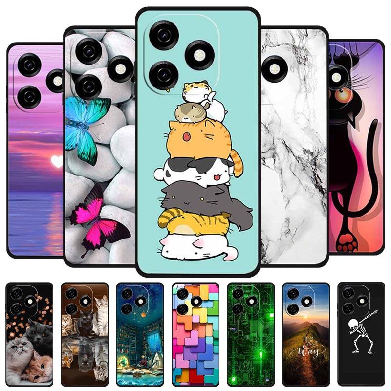 Für Honor X5c Plus Hülle Niedliche Cartoon Weiche Silikon TPU Schutz-Rückseite Handyhülle für Honor X5c Plus Luxus Bumper Coque
