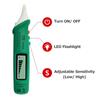 Tester digital de tensiune AC fără contact Pen 12V-1000V Detector portabil NCV Sensibilitate reglabilă