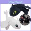 Weicher kurzer Plüsch Toothless Drache Fahrzeug Schnelltrennbar 20cm Weiß