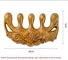 Gold Sandalwood Double-Sided Carved Massage Comb
