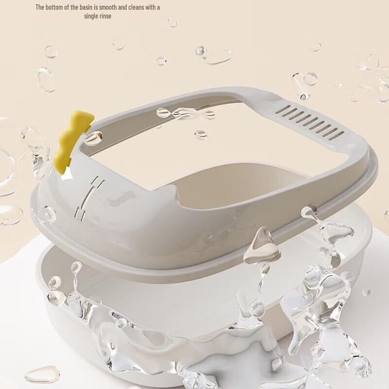 Dinosaur Semi-Enclosed Cat Litter Box