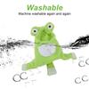 Frog Shape Parrot Frog Costume Green Color Pet Bird Hoodie Cute Small Animals Clothes  For Parrots