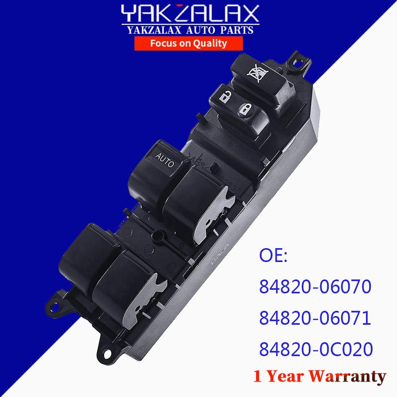 

84820-06070 Car Accessories For 2007-2011 Toyota Yaris Tacoma Camry Aurion HV Electric Window Glass Control Switch Lifter Button