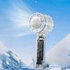 Portable Handheld Fan Rechargeable Cooling Fan Battery Operated Personal Fan with 3-Speed Adjustable