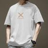 Short sleeve T-shirt men's summer trend 100% cotton with American half sleeve 2025 new top Hong Kong style casual T-shirt T