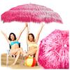 Hawaiian Garden Beach Umbrella for Balcony Terrace Strings Beach Pink