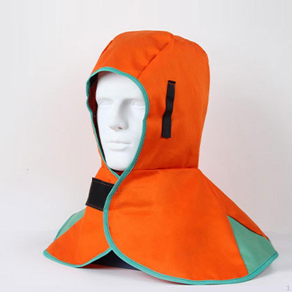 Flame Retardant Welding Cover Hood Head Protective Hat with Neck