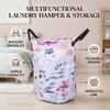 Laundry Hamper Multifunctional Handle Design Foldable Laundry Basket Storage Bin for Home 2PCS 40x50cm   15.75x19.69in