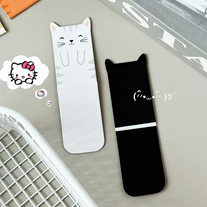 4Pcsset Cute Animal Magnetic Bookmarks Cartoon Dog Cat Creative Stationery Student Reward Back To School Gift