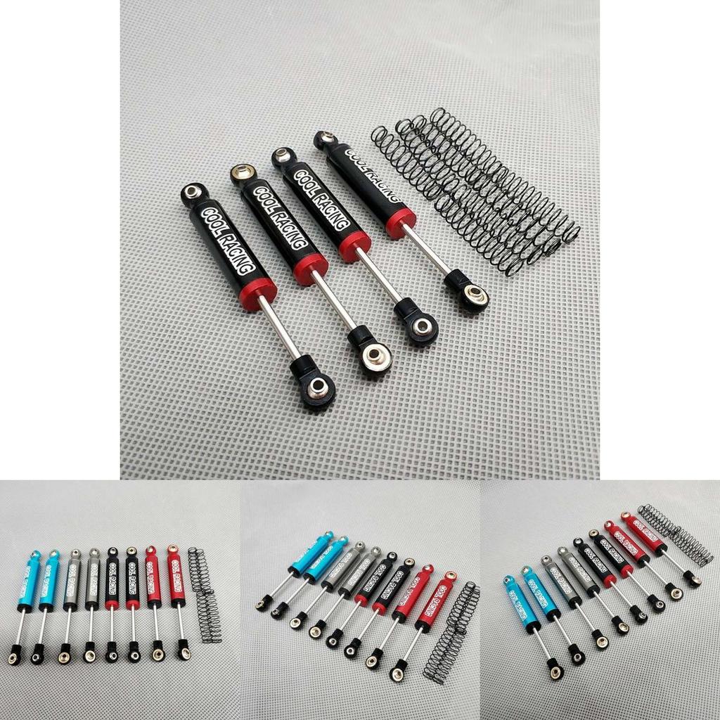 High-performance Aluminum Shock Absorber Set For 110 Rc Crawler Cars With Spare Springs