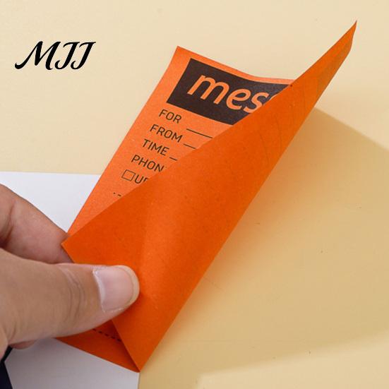 Desktop Message Reminders Fluorescent Horizontal Line Sticky Notepad, Strong Adhesive Removable Memo Student Class Notepads Pad, Multi-color