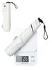 KIZAWA Folding Carbon 6 UV Light Suitable for Sun and Level 5 Water Full Light Heat Heat Parasol, Ultra-Lightweight Fiber, Ribs, 123g-156g,