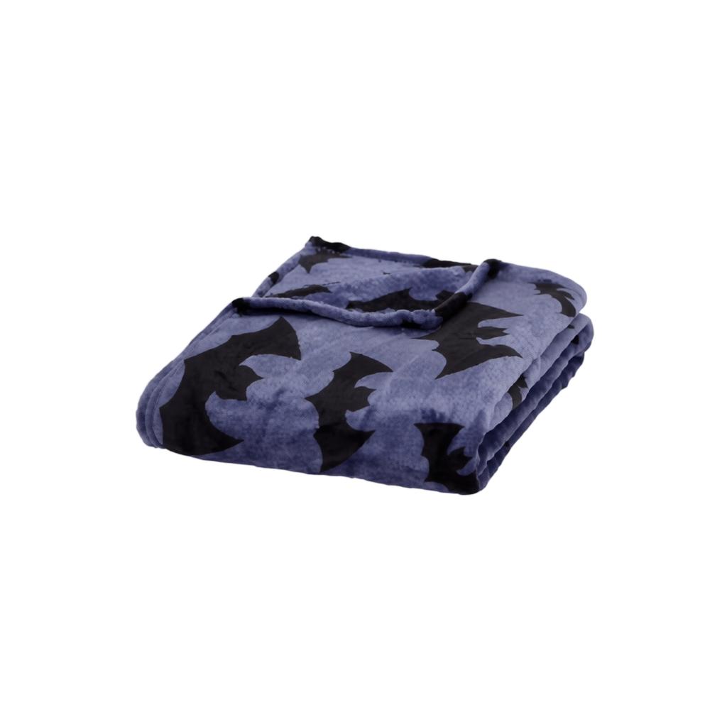 Flannel Halloween Throw Blanket with Single-Sided Print for Bed, Couch and Sofa