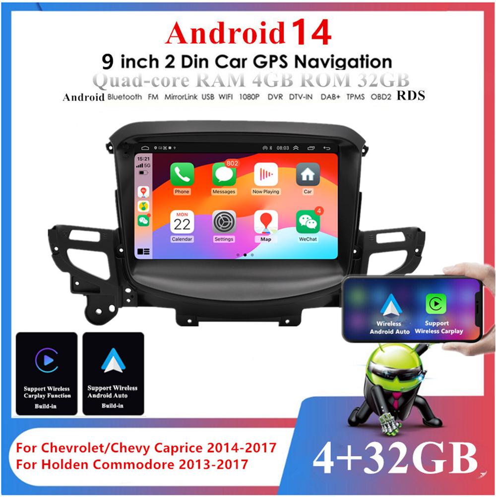 9'' w/ Carplay Car Stereo Radio GPS Navigation For Holden Commodore 2013 - 2017