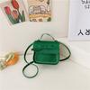 Solid Color Bow Shoulder Bag Handbag Children Small Bag Cute Bow Crossbody Bag  Gift