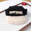 Lamb Fleece Warm Pet Hat Comfortable Baseball Hat Soft Breathable Pet Embroidery Hat for Puppies Small Doggy Cats