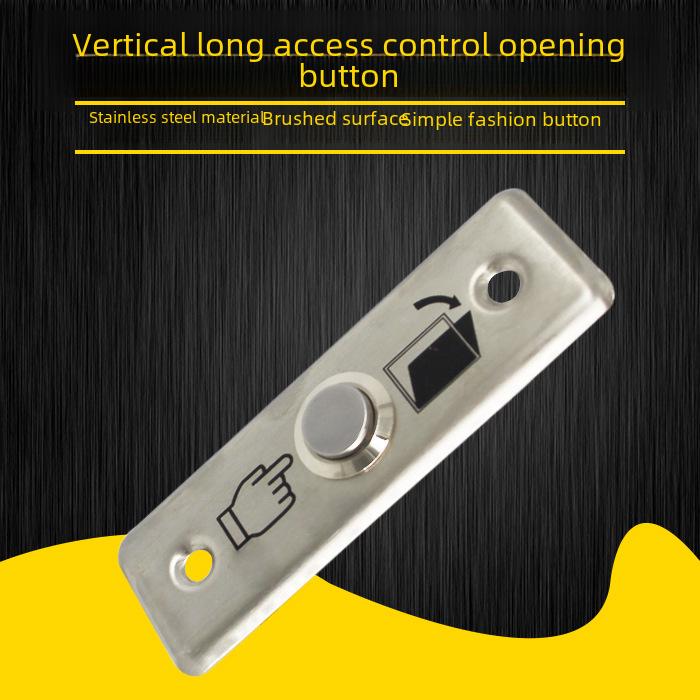 Stainless Steel Infrared Sensor Exit Button Doorbell Switch Panel