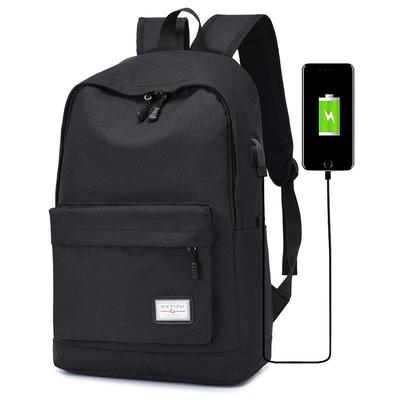 Men's Backpack Trendy Schoolbag USB Port Fashion Outdoor Travel Computer Bag Women