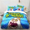 3D Druck Mein Spiel Singende Monster Bettwäschesets Bettdecke Steppdecke Bettbezug Bettbezug Kissenbezugsets Kinder Erwachsenengröße
