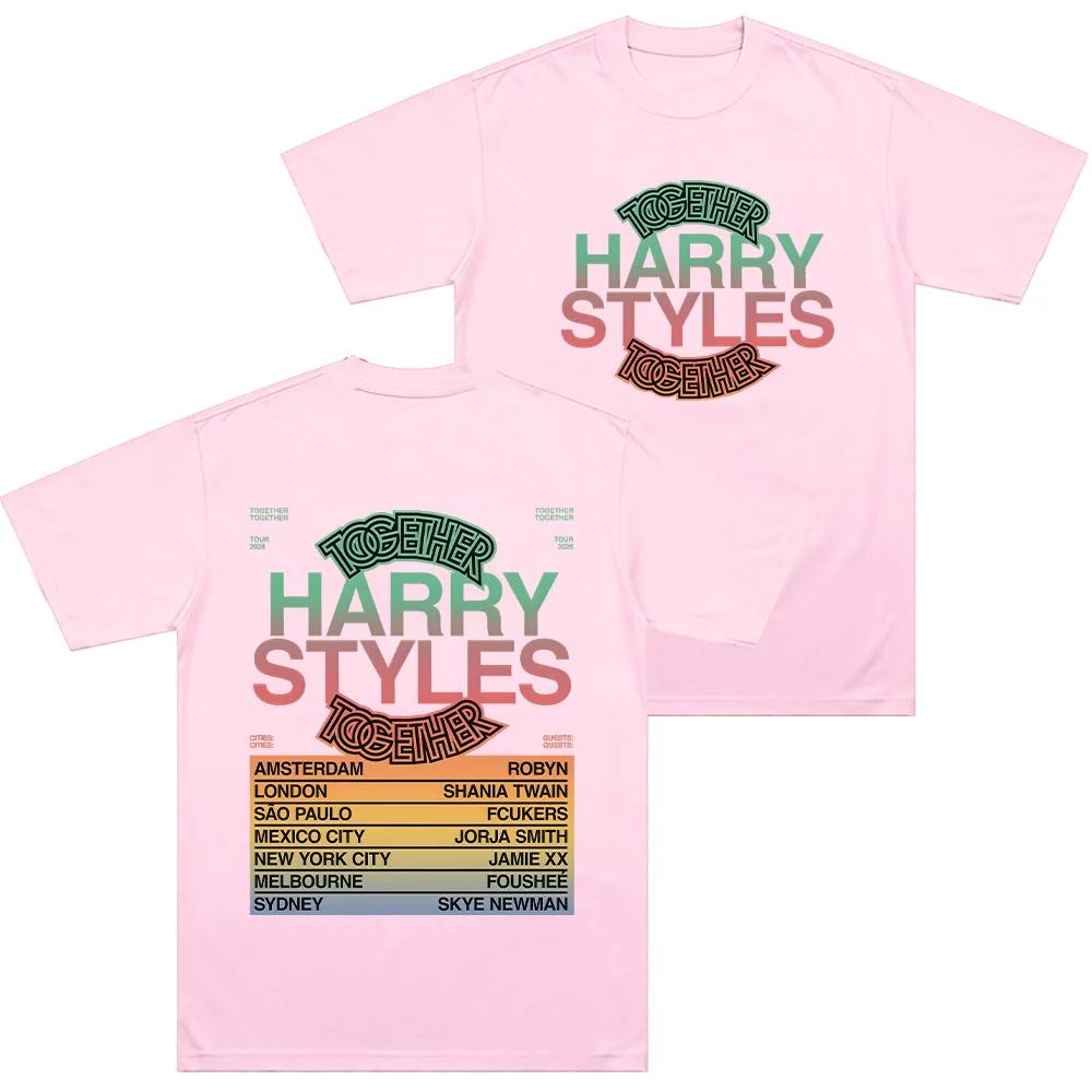 

HarryStyle Together Tour 2026 Tshirts Crewneck Cotton Comfortable Tee Shirt Short Sleeve Trendy Women Unisex Clothing Casual Tops 4XL