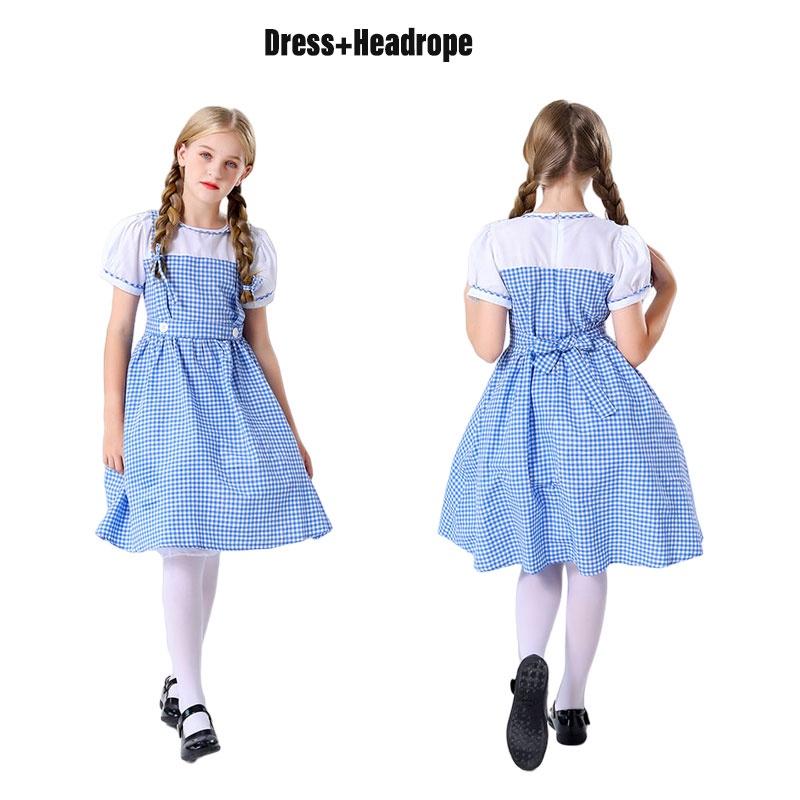 Dorothyino dobrodružství na zelené louce Dívčí šaty Kostým Čaroděj ze země Oz Cosplay