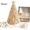 Handmade Gift for Craft Lovers DIY Beaded Tree Kit Adults, Christmas Bead Kit, Ornament Crafting Set 3D Holiday Tabletop Mantel Decoration Festive
