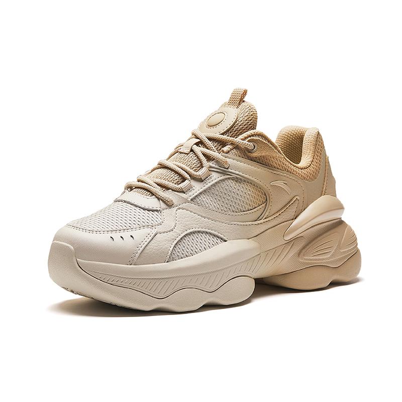 Anta Breathable Cushioned Daily Casual Shoes Women White Blue 922418885-4