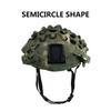 3D Camo Laser Cut Leaf Shape Airsoft Helmet Cover Mesh Helmet Cloth Paintball Hunting Fast MH PJ BJ Helmet Accessories