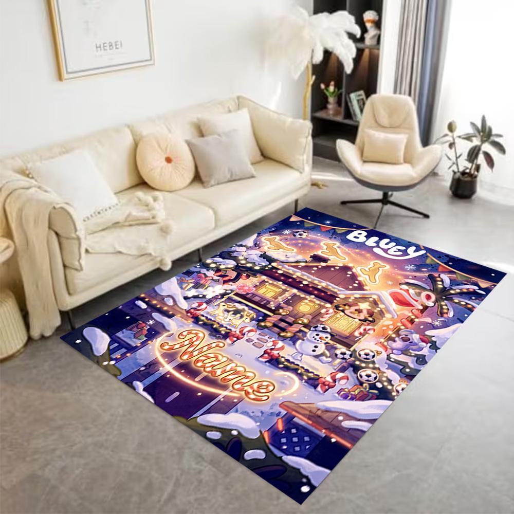Halloween Night Adventure Personalized Name Floor Mat Suitable for Balcony Hallway Kitchen Living Rooms Anti-slip Rug Anime Office Decor