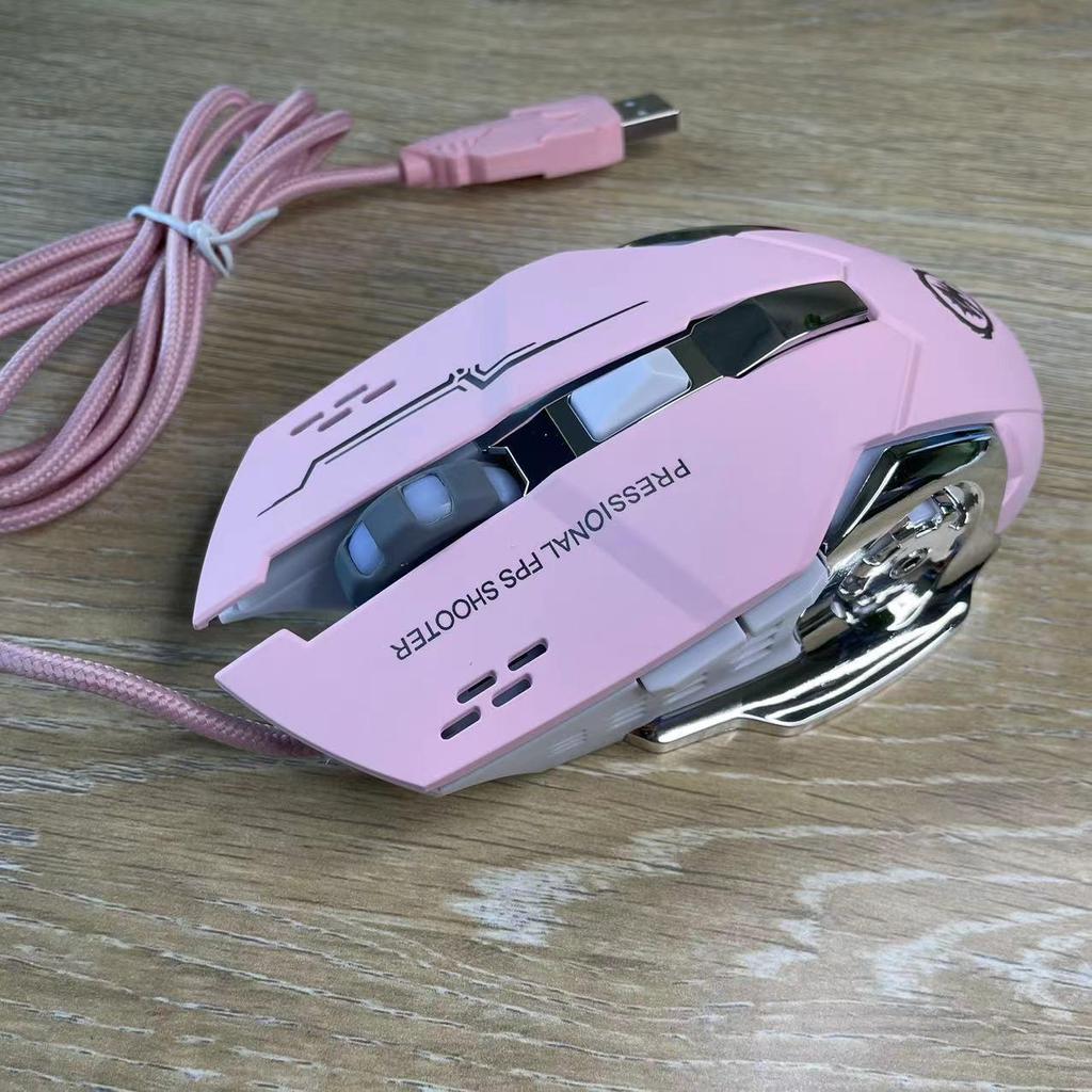 Hot Wheels Wired Luminous Silent Gaming Mouse