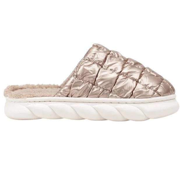 Women's Quilted Warm Slippers Alanta Khaki 40/41