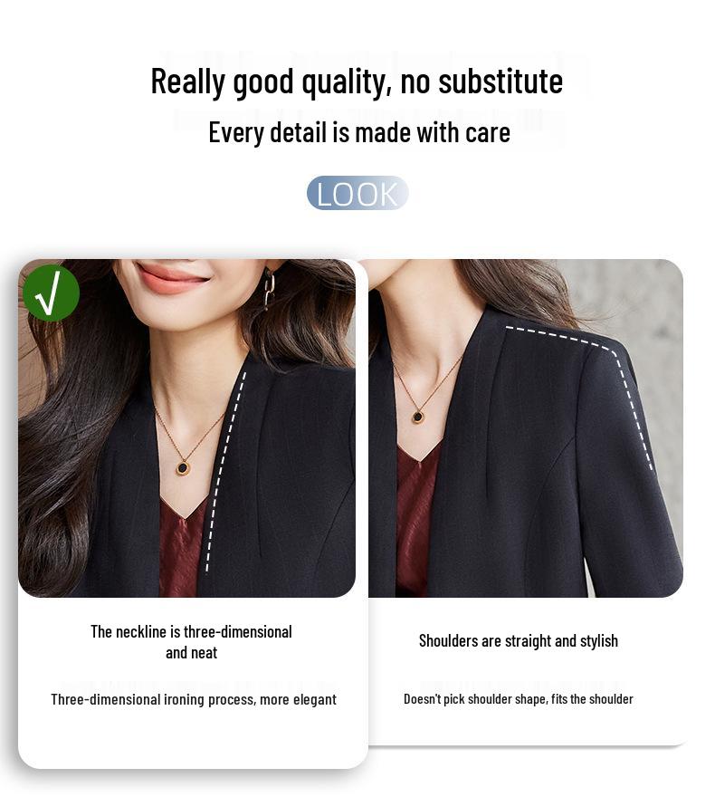 Women's High-End Acetate Satin Summer Blazer Set