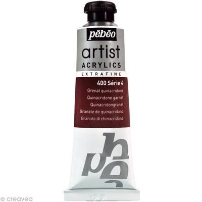 Acrylic Paint - PEBEO - Classic - 37 Ml - Extra Fine - Rose Grenant Quinacridone