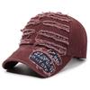 Holes Baseball Cap Men's Sunshade Cap Outdoor Sunscreen Cap
