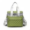 Boxy Insulated Meal Carrier Oxford Cloth Adjustable Shoulder Strap Food