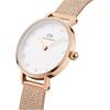 Daniel Wellington Petite 28 Pressed Lumine Crystal Rose Gold Silver Women's Watch Elegant Design
