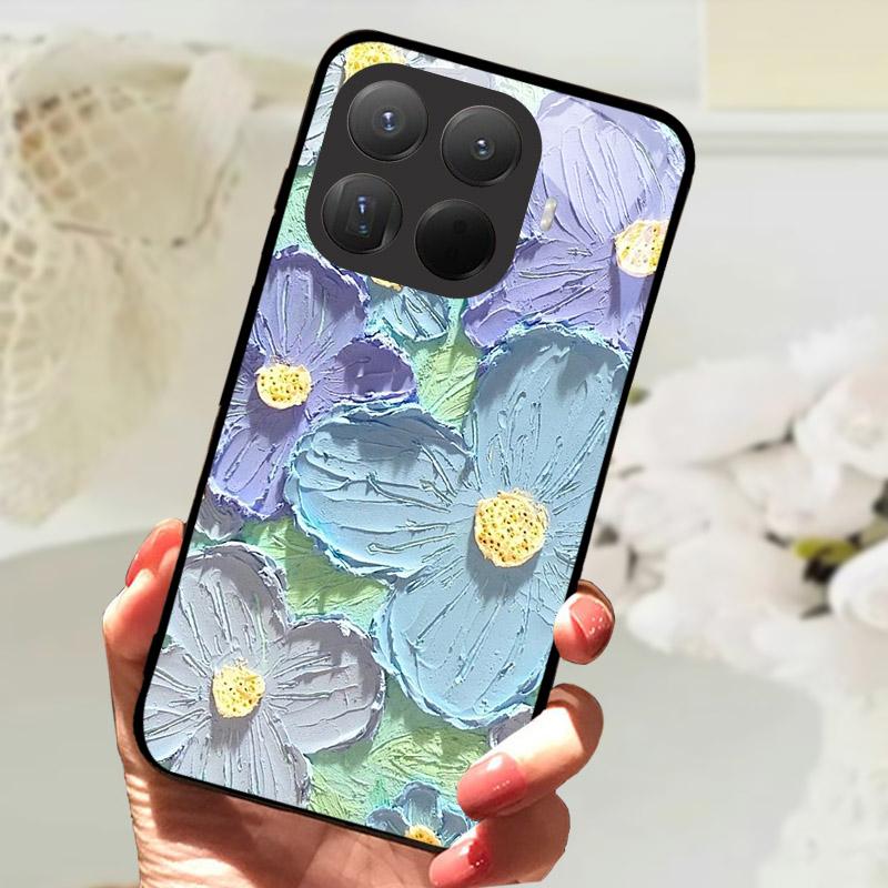 Pro Xiaomi 15T Pro Pouzdro Módní Tvrzené Sklo Zadní Kryt Telefonu Pro Xiaomi 15TPro 15 T Xiaomi15T Ochranný Kryt Fundas Coque