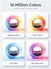 Planet-Shaped LED Sunrise Wake-Up Light and White Noise Alarm Clock