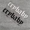 Cry Baby Aufkleber 1 Stück, Wasserdichtes Vinyl-Dekal, Stilvolle Verzierung für Motorrad und Autokarosserie, Stoßstange, Windschutzscheibe & Kofferraum
